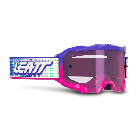 Leatt Velocity 4.5 MX Goggles Clear 83% VLT Purple