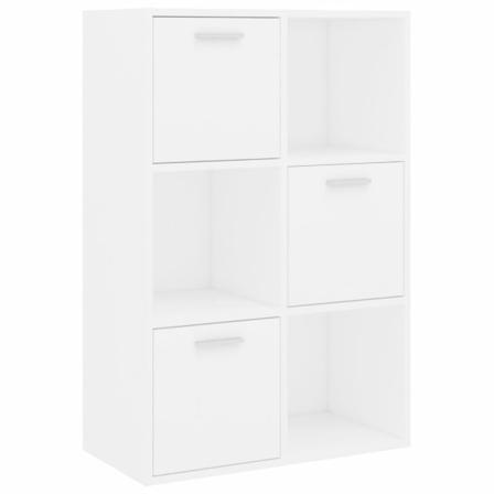 Vidaxl Förvaringsskåp Vit 60x29,5x90 Cm Konstruerat Trä Vit
