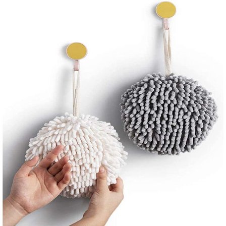 2 Chenille håndklæder sæt, mikrofiber badehåndklæde, absorberende håndklæde