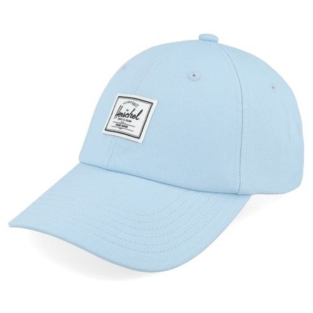 Herschel - Blå unconstructed Keps - Sylas Classic Cap Blue Bell Dad Cap @ Hatstore