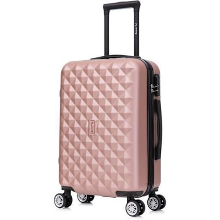 【14v】CELIMS FRANCE - Hyväksytty lentolaukku Urban yli 100 lentoyhtiöltä | Lentolaukku 55x35x25 cm | Ruusukulta Pinkki