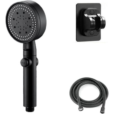 Brusehoved, højtryks 5 tilstande filter brusehoved, universelt hårdt vand FRU