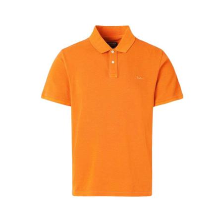 Woolrich Orange Vintage Mackinack Polo Shirt Orange, Herre