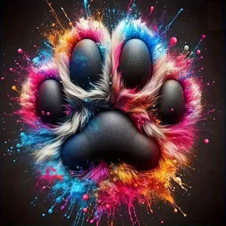 Poteaftryk Diamant Maleri Farve Kunst Diamant Mosaik Komplet Sæt Boligindretning