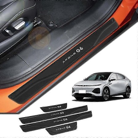 Ripebeskyttelse for dørterskel for Xpeng G6 2023-2024 - 4 stk. bilbeskyttelse for inngang