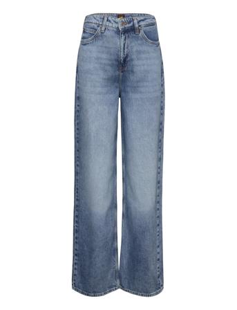 Stella A Line Bottoms Trousers Wide Leg Blue Lee Jeans