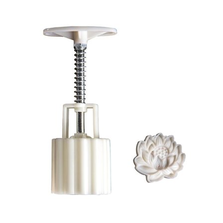 50g Månekageform Midt Efterår DIY Håndpres Lotus Kage Stempel Bageværktøj