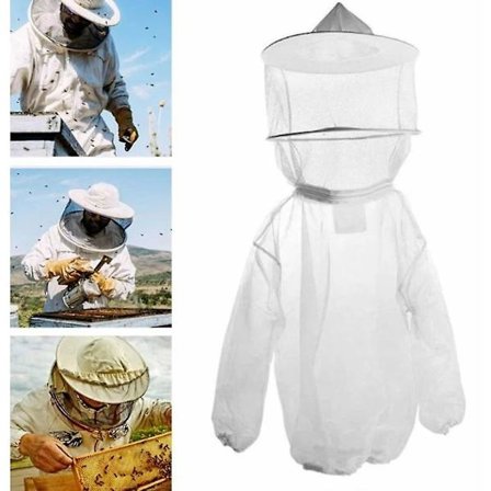 Mehiläishoitopuku Suojavaatteet Unisex Anti-Wasp Puku Hengittävä Suojavaatteet Mehiläishoito Smock Puku Ammattimainen Suojavaatteet Mehiläishoito