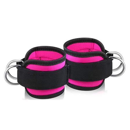 Benstropper for treningsmansjetter, kickback ankelødem rosarød