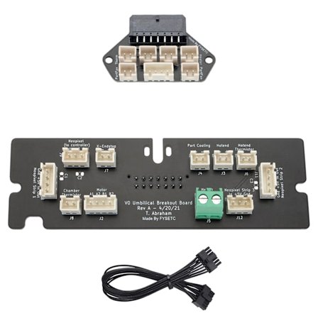 VORON V0.1 UMBILICAL PCB Sæt Komplet Værktøj til Hoved + Ramme Par af Samlede PCB Boards Understøtter Neopixel