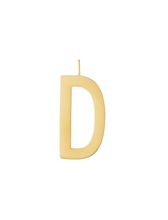 Design Letters Archetypes 30 Mm, Gold, A-Z - Gold - ONE SIZE