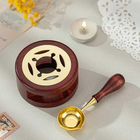 Vokssmelteovn Voksforseglingsverktøy BRUN