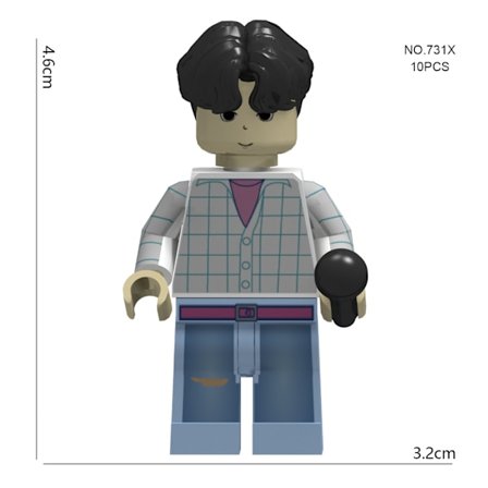 K-Witcher Lumira Zoe Byggklossfigur – K-POP Anime Leksak för Barn & Tonåringar