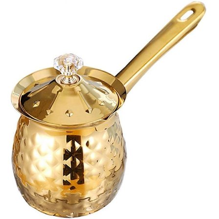 Tyrkisk Kaffekanne Komfyrtopp Kaffetrakter Rustfritt Stål Kaffe Melkekjele