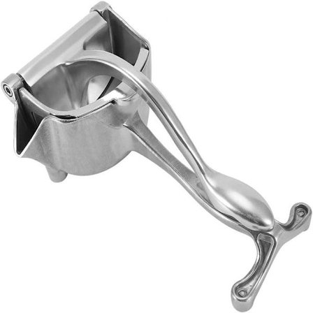 Fruktpress, manuell press, vattenmelonpress, citron- och apelsinpress, triangulär munstycksavskiljare, fruktpress för att pressa citroner{bt)