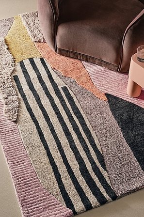 Jotex - Ullteppe 160x230 Cm Ull/Viskose Multi BOBO - Kjøp Ulltepper hos Jotex