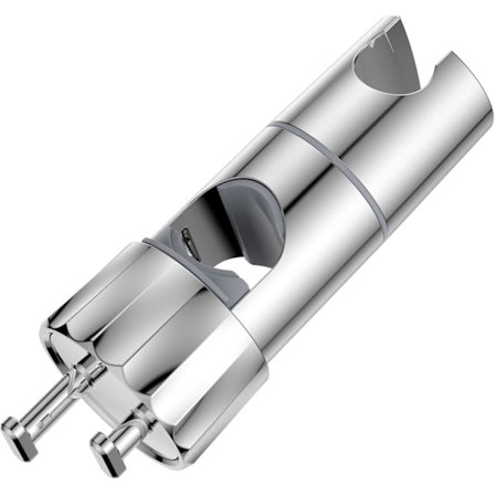 Universal Justerbar Håndbrusesholder med 2 Kroge til 16-28MM Håndbruseskinne Hovedskyder Klemmeholder Beslag