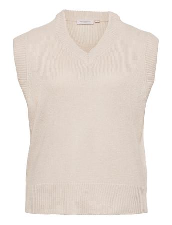 Caralma S/L Vest Knt Cream ONLY Carmakoma