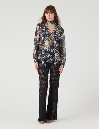 Ida Sjöstedt 359 Meghan Blouse - Navy - 42