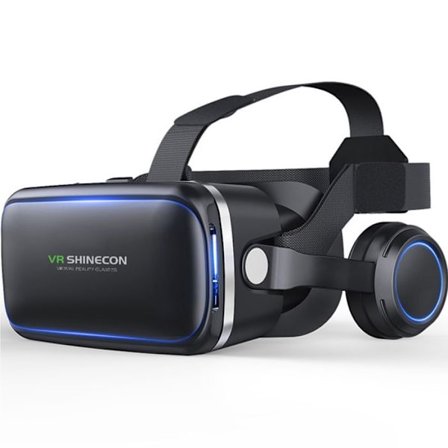 VR-headset 21,3 x10,7x 23cm ABS PC Senaste generationens VR virtual reality-headset Virtual reality-headset för VR-spel svart