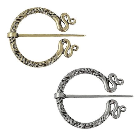 2 stk Viking Brosjer Legering Retro Brystnåler Mote Badge For Voksne Studenter (xz1910+xz1911)