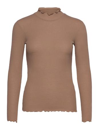 Nelli Ls 9400 Langærmet T-shirt Brun Samsøe Samsøe