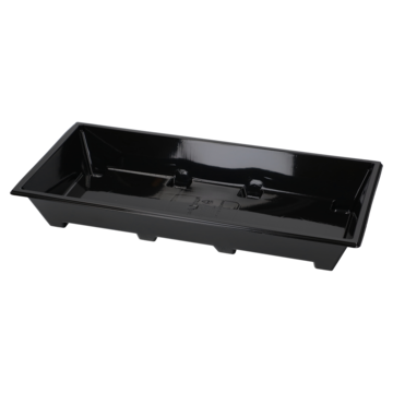 Salatskål Rektangel Sort 90cl