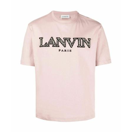 Lanvin T-shirt , Roze , Heren , Maat: M