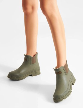 WODEN Liv Warm Waterproof - Khaki green - 41