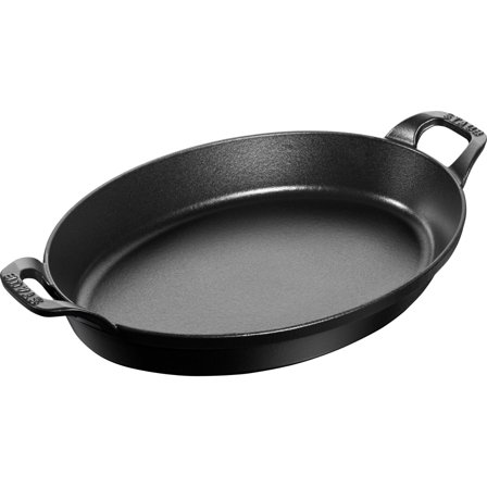 Staub La Cocotte Ovalt ovnfast fad, 32 cm. 2,6 liter - Sort | KitchenOne
