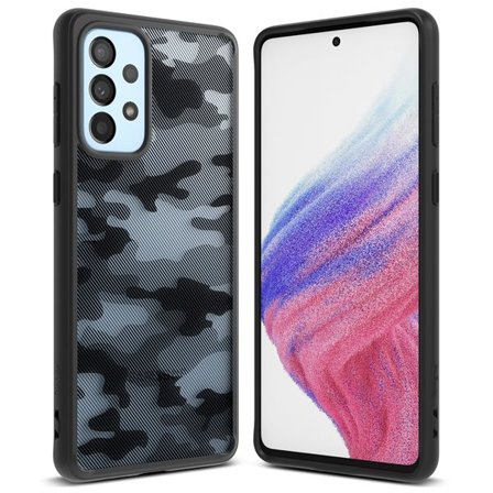 Ringke Fusion Fusion Matte tpu tapauksessa kehys Samsung Galaxy A73 musta