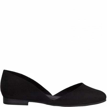 Marco Tozzi, Low Heel Flats Czarny, Kobieta, Rozmiar: 39 EU