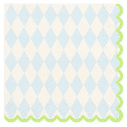 Servietter Rombemønster