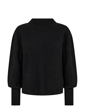 Sc-Nessie Tops Knitwear Jumpers Black Soyaconcept