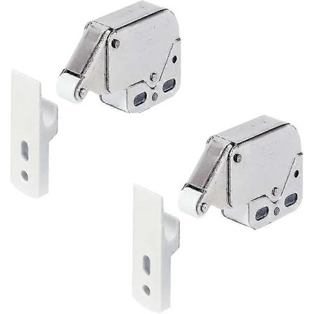 Mini Latch Automaattinen Jousisalpa (2 kpl, valkoinen)