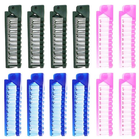 12 kpl Taitettavat Kammat Kannettavat Taitettavat Kammat Antistaattiset Hiusten Kammat Matkalle