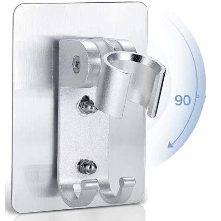 Stærk klæbende brusehovedholder Justerbar brusehovedholder