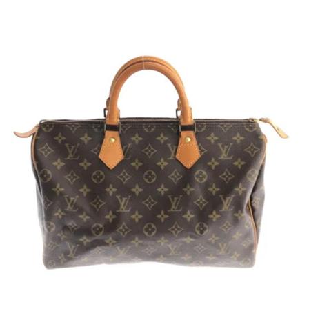 Louis Vuitton Vintage Pre-owned Polyester handbags brun, Dam Vintage Väskor, Dam, Storlek: ONE SIZE