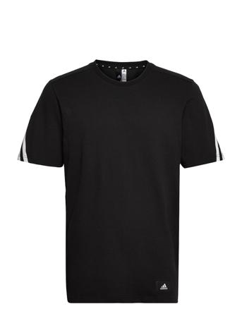 Sportswear Future Icons 3-Stripes Tee T-shirts Short-sleeved Svart Adidas Performance