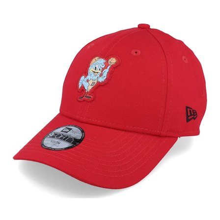 New Era - Rød adjustable Caps - Kids Mascot 9FORTY Newera Scarlet Adjustable @ Hatstore