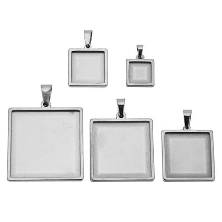 5 stk Cabochon Base Bezel Smykker Making 6 6