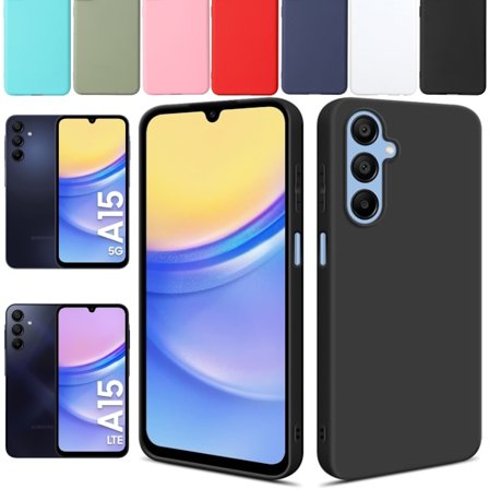Samsung Galaxy A15 mobilcover silikone / TPU - VÆLG: