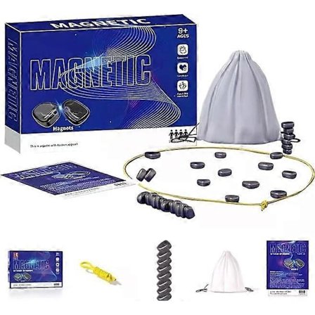 Magneettinen lautapeli, perhestrategiapulmapeli 1–4 pelaajalle, yksinkertainen hauska seurapeli, sisäpeli lapsille aikuisille pariskunnille