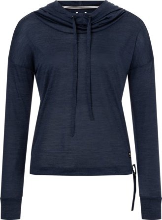 Super.natural Women's Funnel Hoodie Women long-sleeved sweaters Blue S