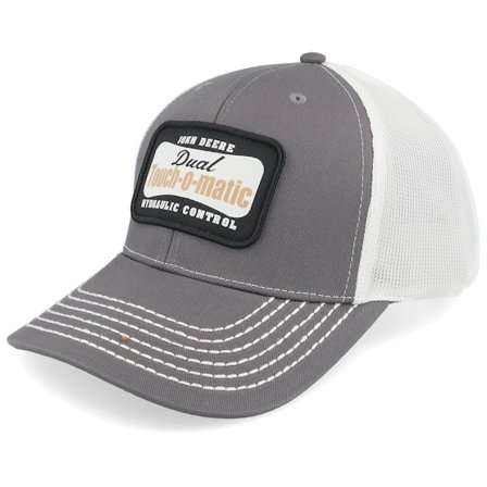 John Deere - Grijs trucker Cap - Vintage Touch-o-matic White/Grey Trucker @ Hatstore