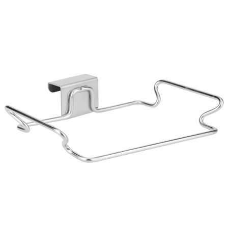 Rustfrit stål dør bag køkken skraldespand poseholder hængende rack beslag