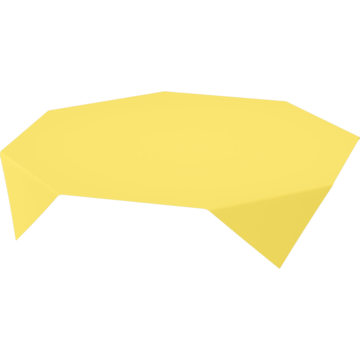 SNIPPDUK GUL 84X84CM*