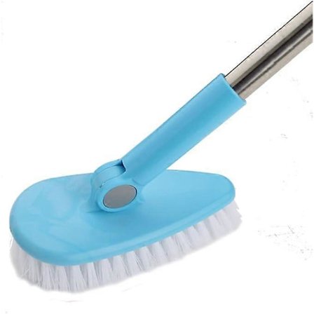 Multifunktionell golvborste - golvborste - 90cm - golvrengöring - Styv borste - blå - Badrumsgolvborste Badkar golvplattor borste - lång