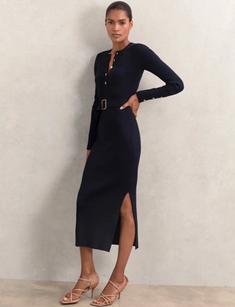 Reiss Willa - Navy - L