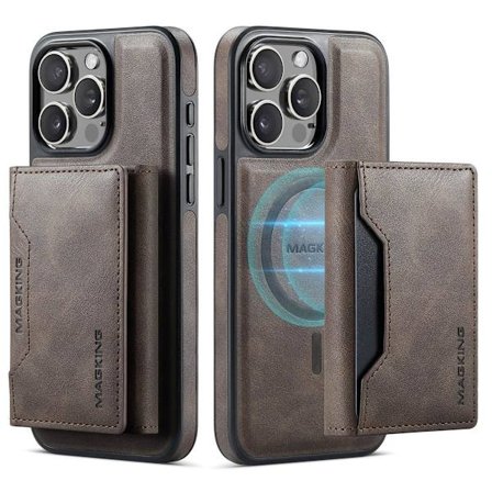 (For iPhone 15) MAGKING K2 MagSafe telefondeksel og kortlomme k